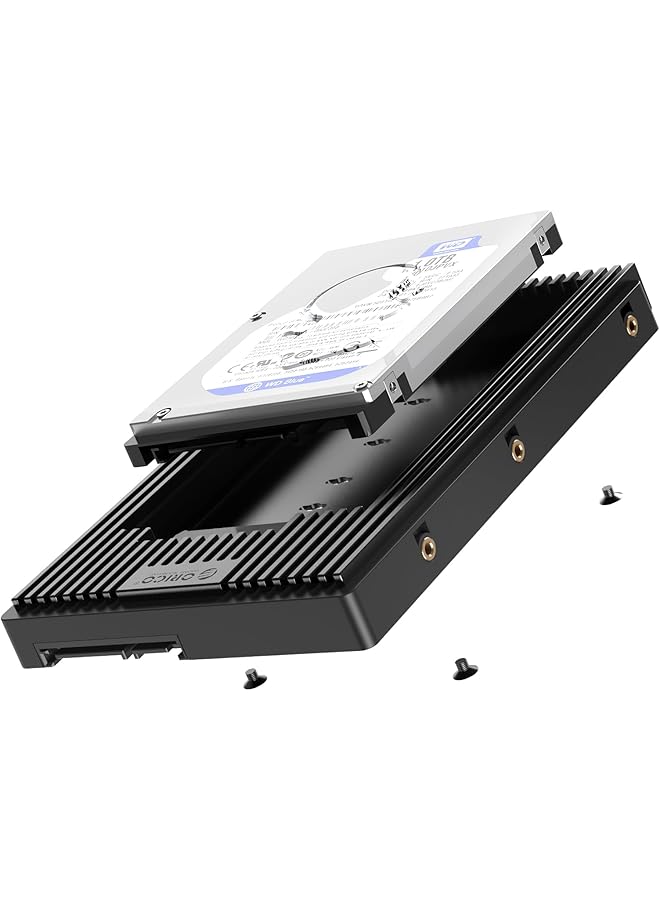 PROMASS promass 2.5 to 3.5 SATA Hard Drive Adapter Mounting Bracket Hard Drive Caddy for 7/9.5/12.5mm 2.5 inch HDD/SSD-D2SS  - Image 1