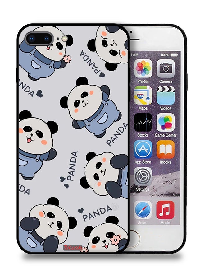 Tolwak Apple iPhone 8 Plus Protective Case Pattern Of Pandas - Image 1