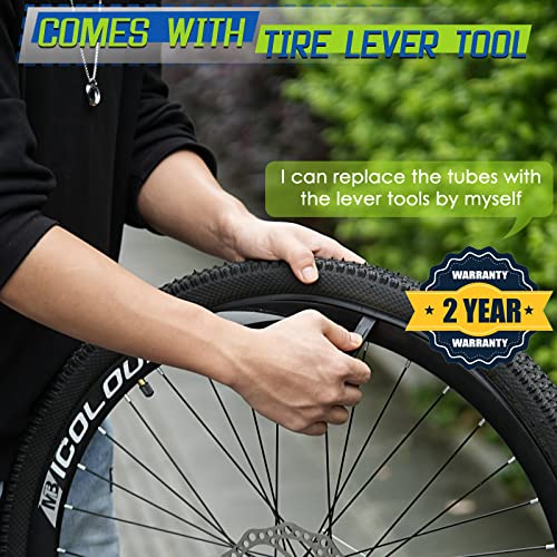 Hydencamm 2-Pack Bike Tubes 26" x 1.75/2.125 AV Valve, 26x2.125 Bicycle Tube Compatible with 26x1.75 26 x 1.95 26 x 2.10 26 x 2.125, 26" Bike Rubber Tubes for Road/MTB/City Bikes by Hydencamm (2 of One Size) - Image 3
