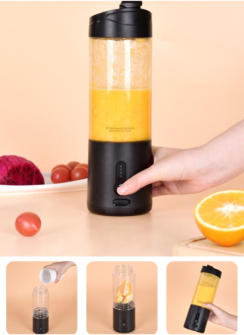 Portable Blender,Smoothie Blender, Personal Mini Juice Blender, Mini Blender for Fruit Smoothies and Shakes,USB Juicer for Baby Food,Gym,Travel and More