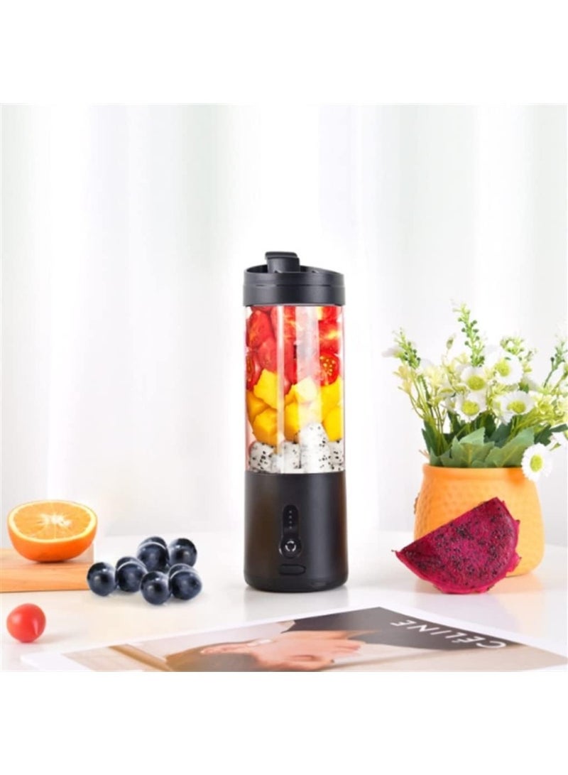 تشانجلي خلاط محمول، خلاط عصائر، خلاط عصير صغير شخصي، خلاط صغير لعصائر الفاكهة والمخفوقات، عصارة USB لأغذية الأطفال وصالة الألعاب الرياضية والسفر والمزيد - Image 1