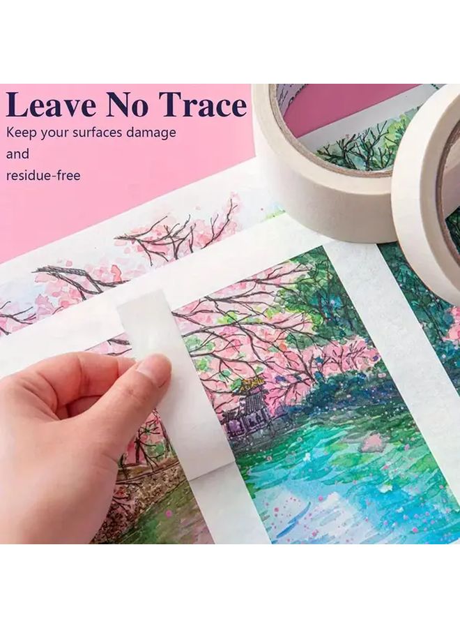 30pcs White Masking Tape 0.94x20 Yard Durable Painter Tape for Painting Labeling Crafts - Image 5