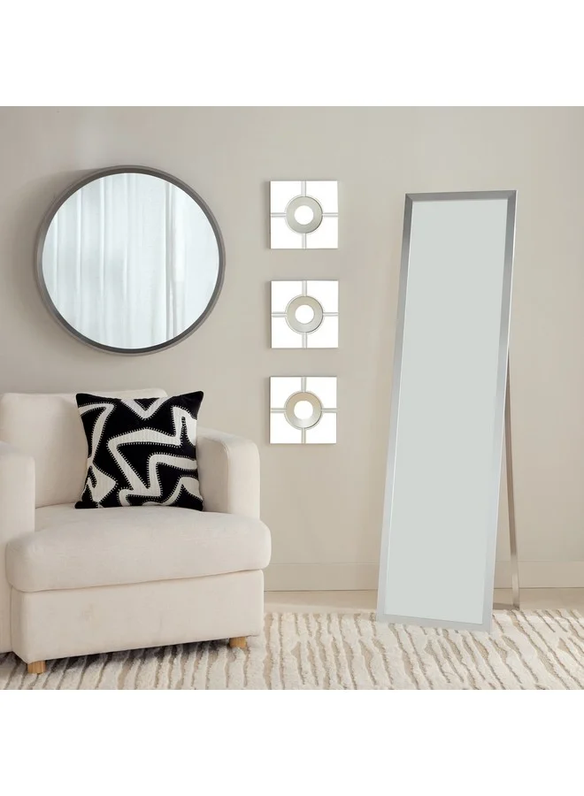Home Box Brecklyn 3-Piece Mirror Set 25 x 1.5 x 25 cm