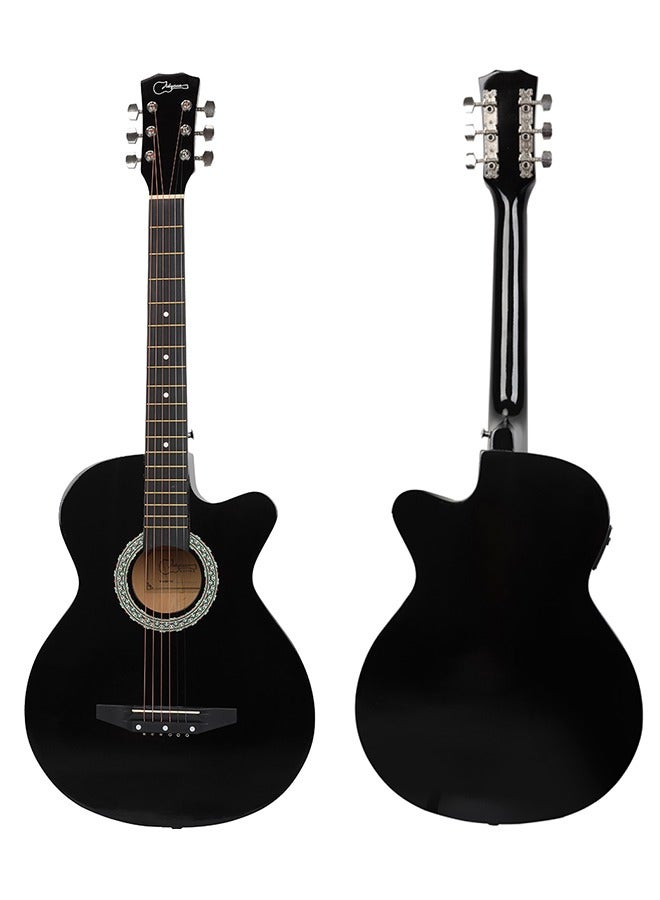 Jidyous مجموعة جيتار كهربائي صوتي للمبتدئين مقاس 38 بوصة مع ملحقات - Image 2