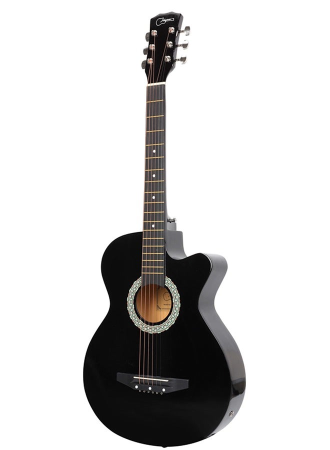 Jidyous مجموعة جيتار كهربائي صوتي للمبتدئين مقاس 38 بوصة مع ملحقات - Image 5