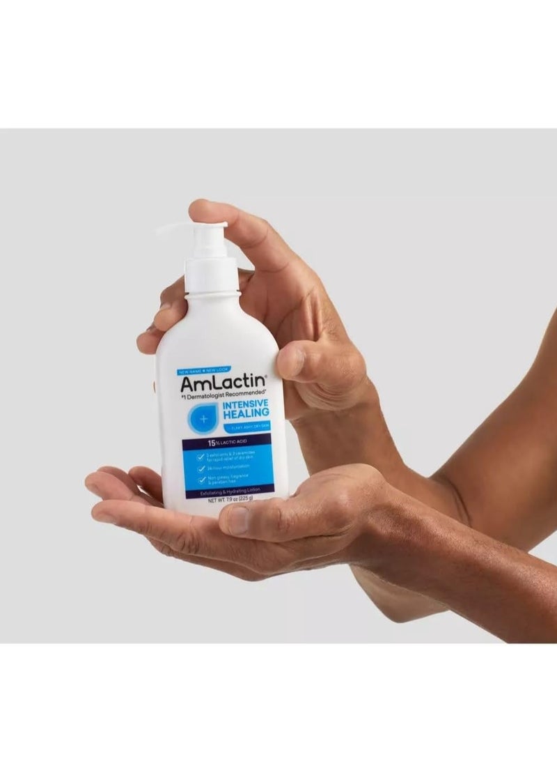 AmLactin - Amlactin Intensive Healing Moisturizing Body Lotion with 15% Lactic Acid 225g - Image 1