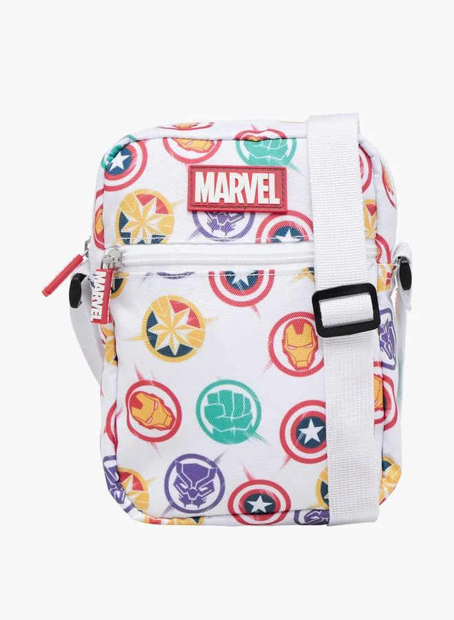 Marvel School Crossbody Bag With Avengers Print