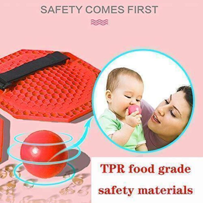 Glow In The Dark Sticky Wall Ball Squishy Stress Relief Toy - Soft Fidget Ball For Teens Adults Physical Therapy Orange - Image 3
