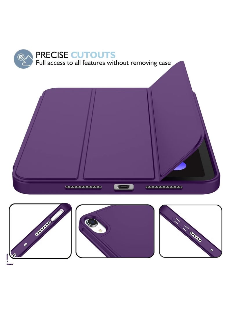 TIGER NEW Smart Case with Pencil Holder Compatible with iPad Mini 6, Trifold Stand Smart Case with Soft TPU Back, Auto Wake/Sleep, Dust Proof & Anti-Fingerprint, Heavy Duty Protection - Image 2