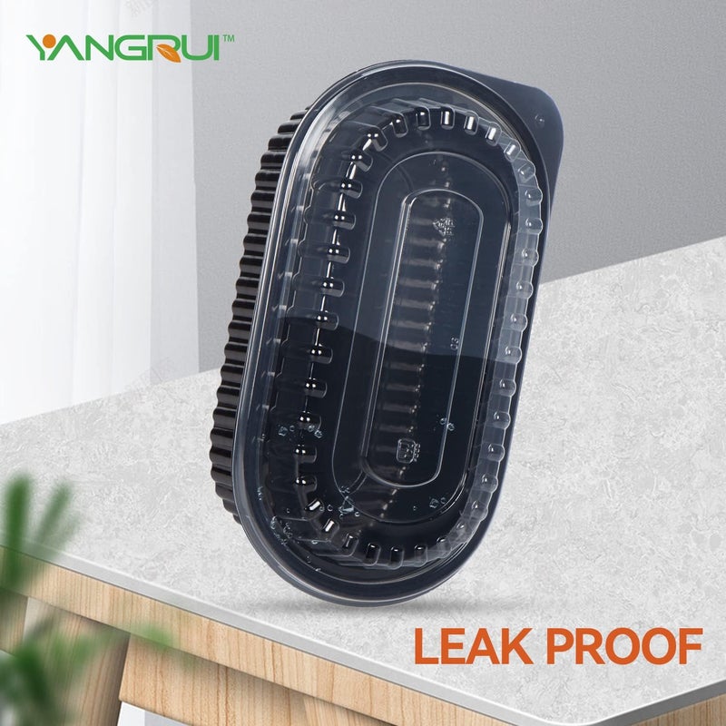 YANGRUI Take Out Containers, Clean Package 45 Pack Reusable Machine Washable Extra Thick BPA Free Meal Prep Container Microwave Freezer Safe Leak Proof To Go Containers - Image 5