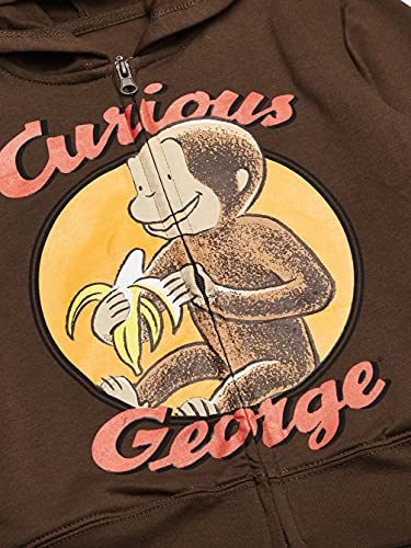 Curious George Little Boys' Toddler Character Hoodie, Brown, 4T - Image 2