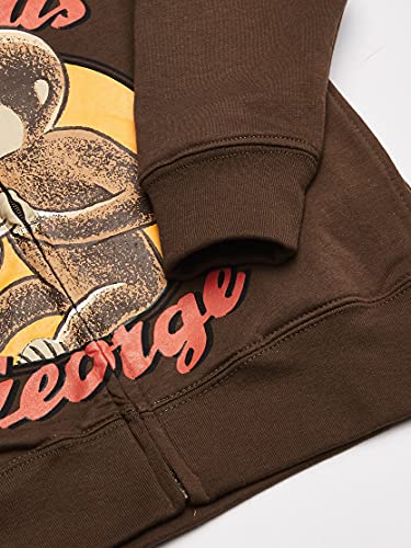 Curious George Little Boys' Toddler Character Hoodie, Brown, 4T - Image 3