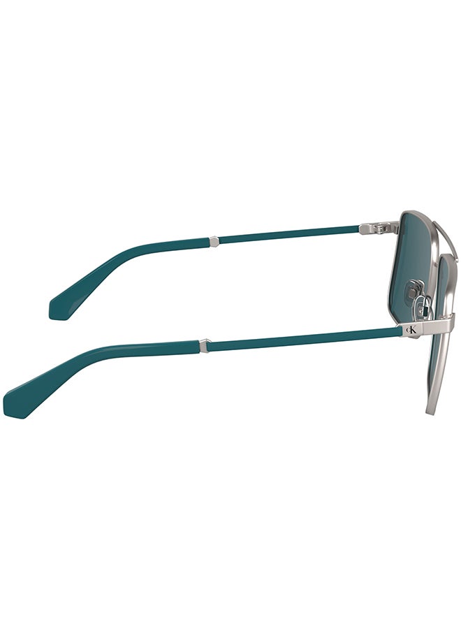 Calvin Klein Jeans FULL RIM METAL CALVIN KLEIN JEANS SUN CKJ25201S 5817 (016) MATTE LIGHT RUTHENIUM - Image 5