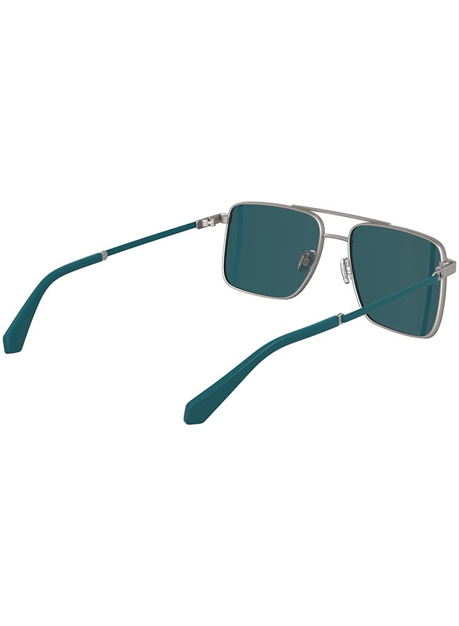Calvin Klein Jeans FULL RIM METAL CALVIN KLEIN JEANS SUN CKJ25201S 5817 (016) MATTE LIGHT RUTHENIUM - Image 4