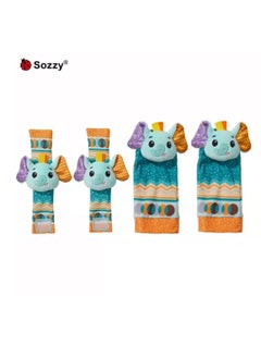 Generic Sozzy Wrist Rattle and Booties Set  - Image 1