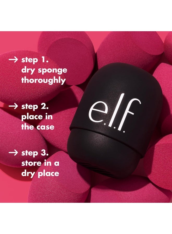 elf Safe Travels Sponge Case, On-The-Go, Breathable Beauty Sponge Protection From Dirt & Germs, Durable Silicon Holder, Vegan & Cruelty-Free - Image 2