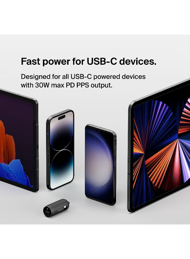 بيلكين شاحن سيارة من النوع C معتمد من MFI بقوة 30 وات مع كابل من النوع C إلى Lightning - Image 4