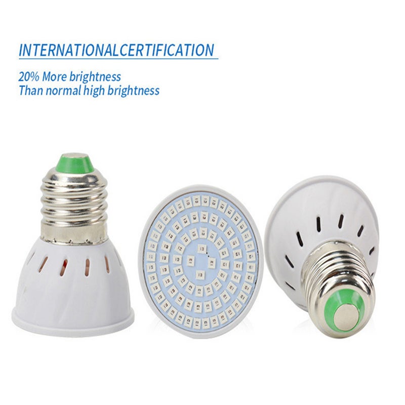 مصباح LED إشعاعي E14 220 فولت، مصباح ذرة ذرة LED بـ 48 مصباحًا LED، ضوء إشعاعي LED باللون الأبيض الدافئ - Image 4