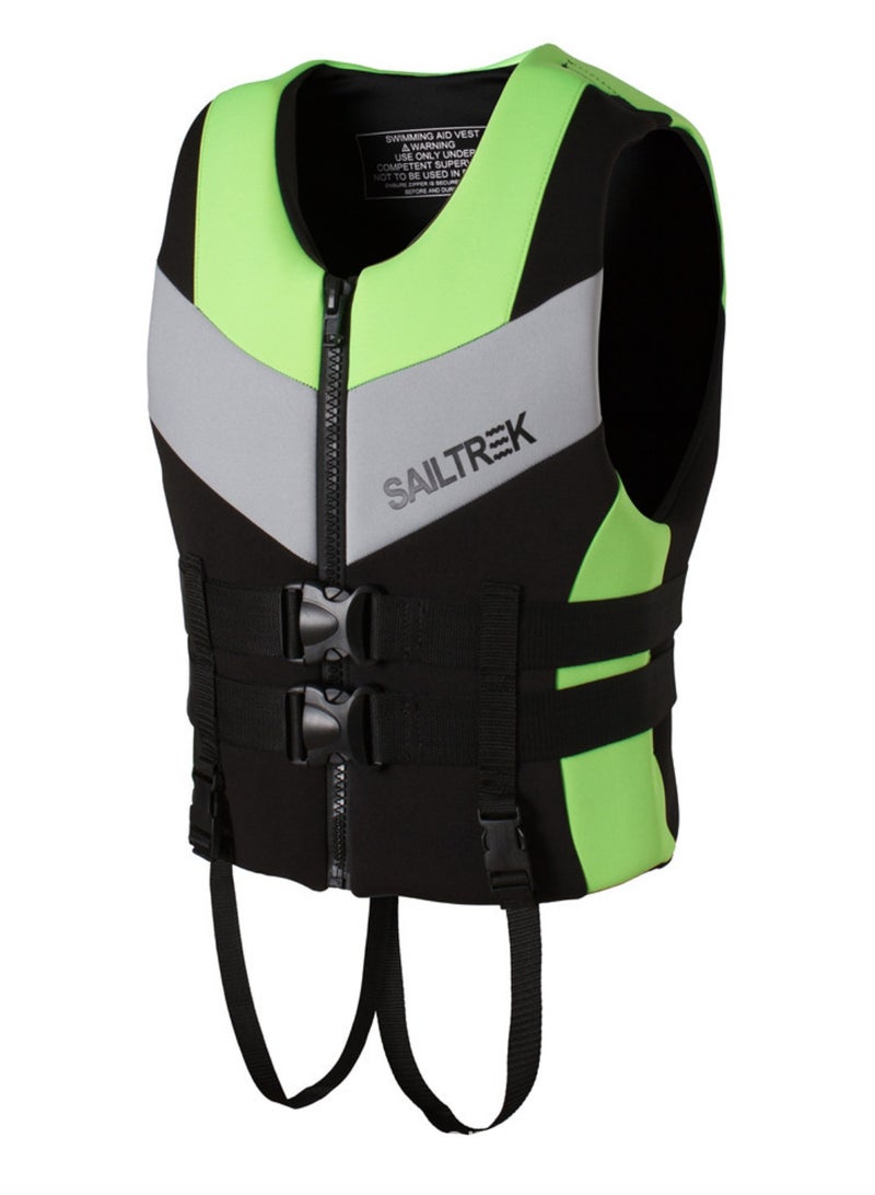 SAILTREK Swim Jacket - Neoprene Life Jacket, Buoyancy Aid Swim Vest with Adjustable Safety Strap for Snorkeling Swimming Kayaking, Water Sports Safety Adult Vest - Image 1