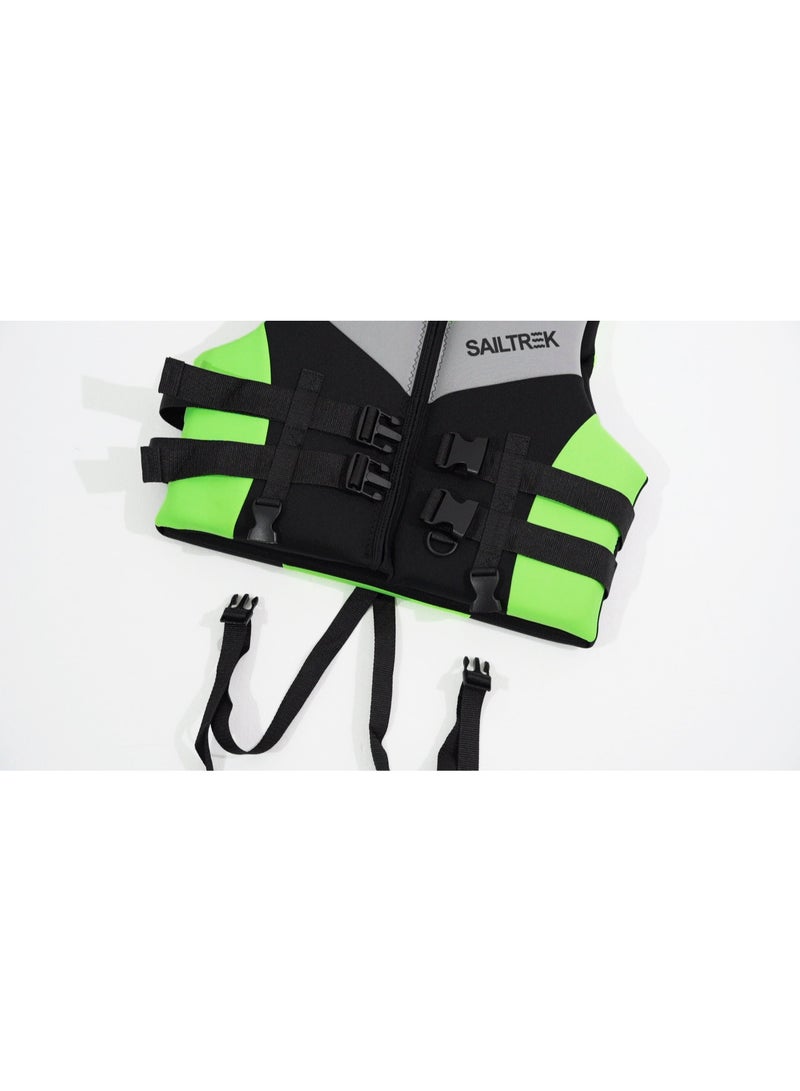SAILTREK Swim Jacket - Neoprene Life Jacket, Buoyancy Aid Swim Vest with Adjustable Safety Strap for Snorkeling Swimming Kayaking, Water Sports Safety Adult Vest - Image 5