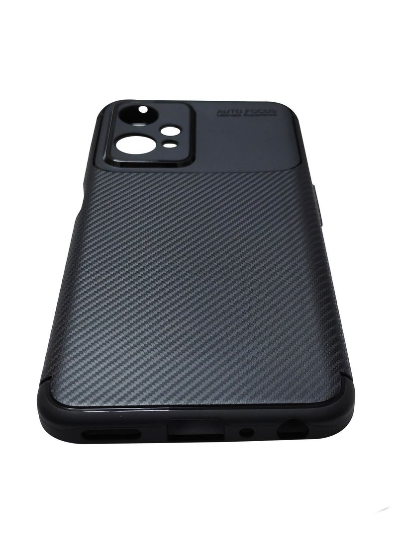AUTO FOCUS Realme 9 Pro Carbon Fibre Cover Case Shock-Proof, Anti-fingerprints Accessories Full Body Protection Protective Cell Phone Camera Lens Protector Cover for Realme 9 Pro - Image 3