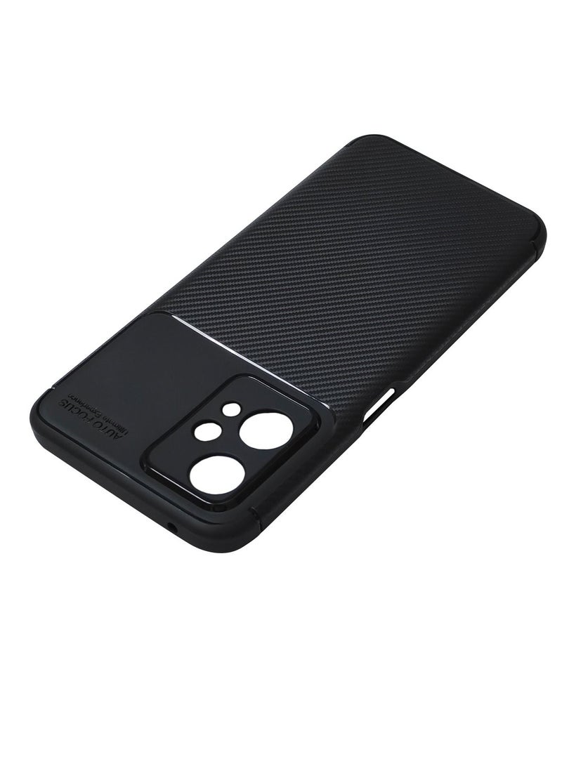 AUTO FOCUS Realme 9 Pro Carbon Fibre Cover Case Shock-Proof, Anti-fingerprints Accessories Full Body Protection Protective Cell Phone Camera Lens Protector Cover for Realme 9 Pro - Image 4
