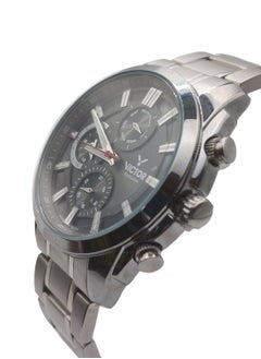 Victor Men Analog Quartz Stainless Steel Band Watch - V1440 - 42mm  - Image 3