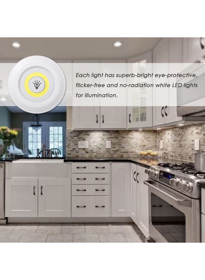 Loquat 3-Pack1W COB LED Puck Light White 20.00 x 6.50 x 11.00centimeter - Image 5