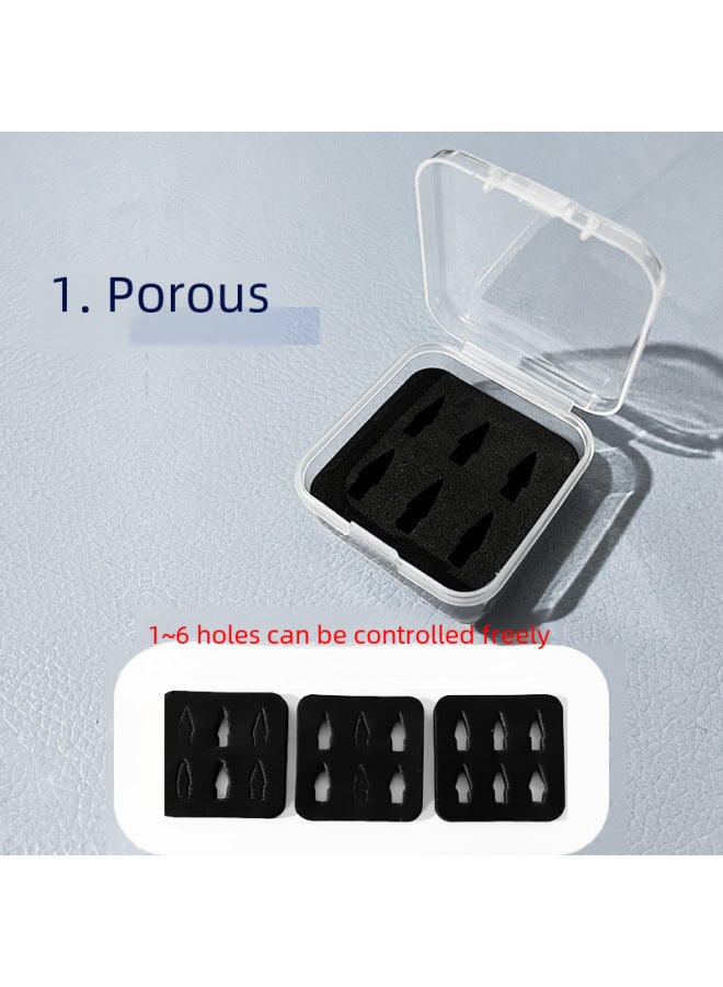 Apple Huawei Replacement Pen Tip Packing Box Applicable Capacitive Pen Tip Packing Box Transparent Plastic Box EVA Liner-Color:Damping Nib Special Porous  - Image 3