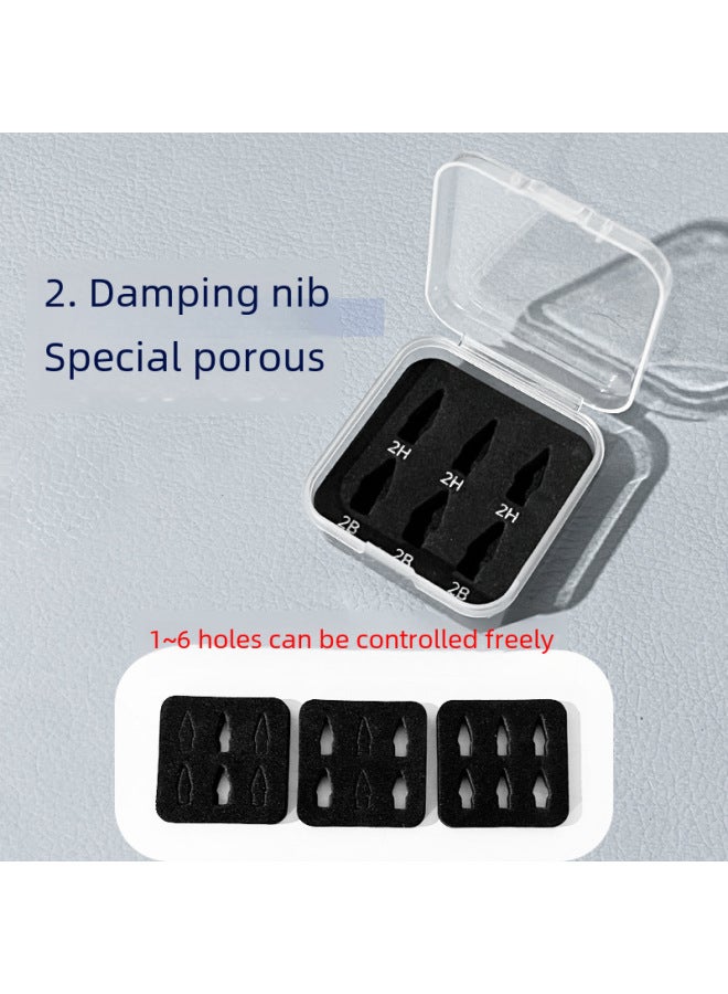 Apple Huawei Replacement Pen Tip Packing Box Applicable Capacitive Pen Tip Packing Box Transparent Plastic Box EVA Liner-Color:Damping Nib Special Porous  - Image 4