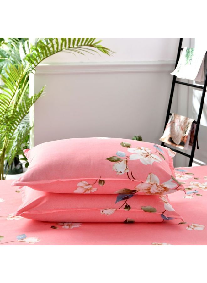 Special Offer 100 Skin-friendly Pillowcase A Pair Of Net Red Lovers Adult 48-Color:Sweet Floral Scent-Specifications:A Pair Of Pillowcases  - Image 1