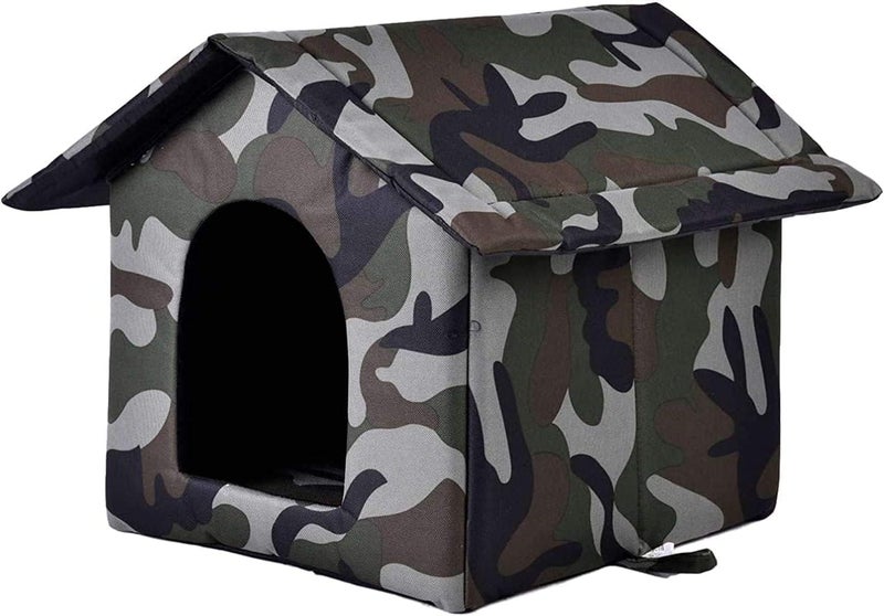 KOZI PET Soft & Light Weight Designer Luxurious Foldable Pet Tent/Kennel/House/Hut for Cats/Kitten/Puppies & Dogs (M) 20 * 18.5 * 18.5 inch - Image 2