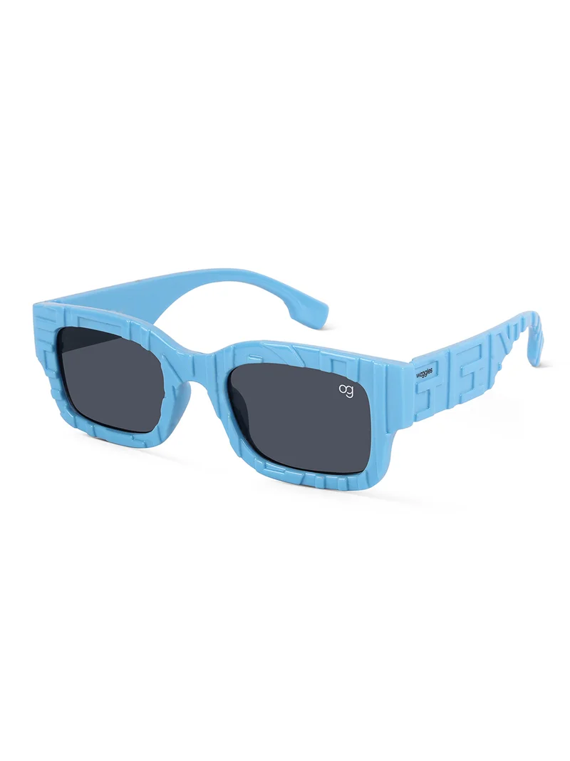 Woggles Stylish Blue kids Rectangle Kids Sunglasses