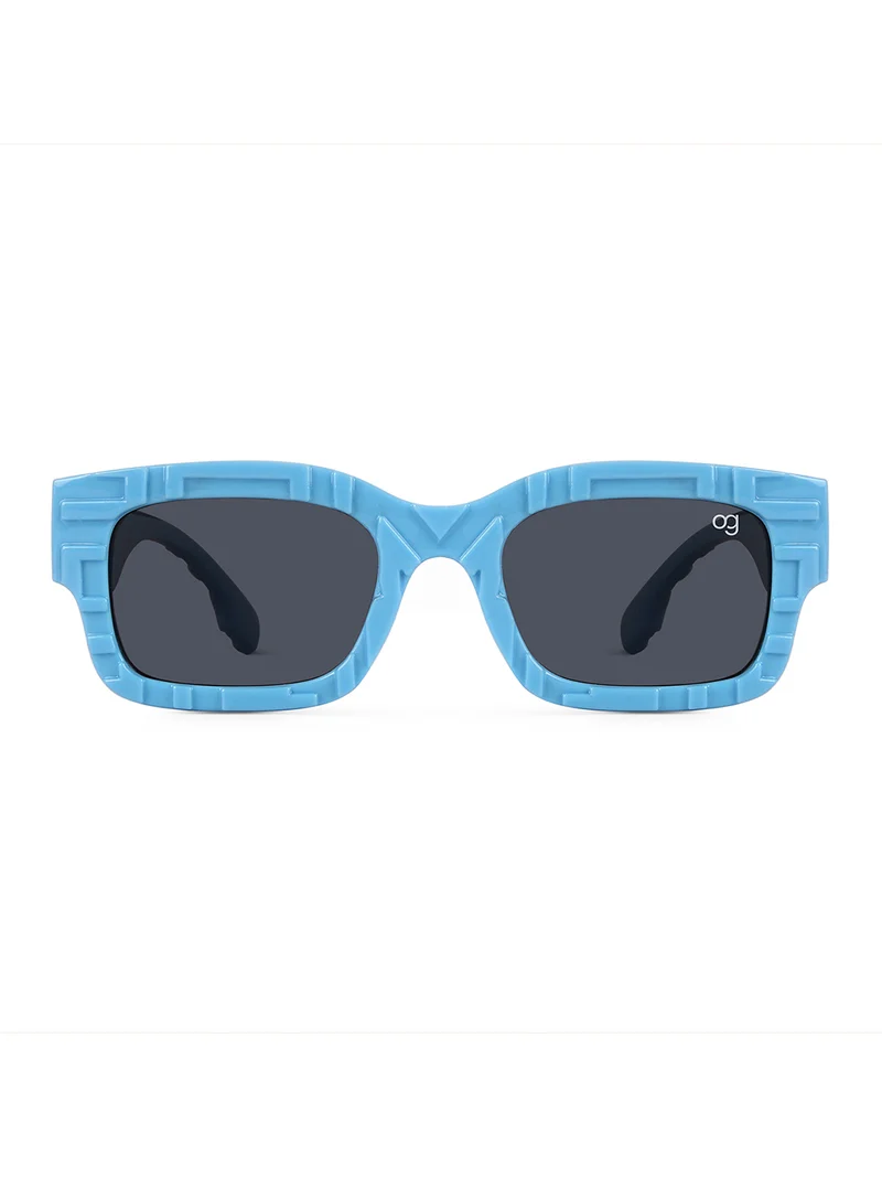 Woggles Stylish Blue kids Rectangle Kids Sunglasses