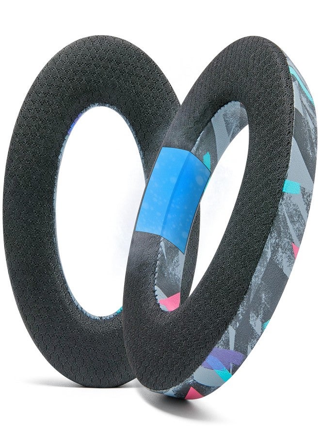 WC Freeze PC38X - Cooling Gel Earpads For Sennheiser PC38X / PC37X / HD599 / HD598/ GAME ONE & More, Made by Wicked Cushions - Elevate Comfort, Durability, & Sound | 90's Black - Image 1