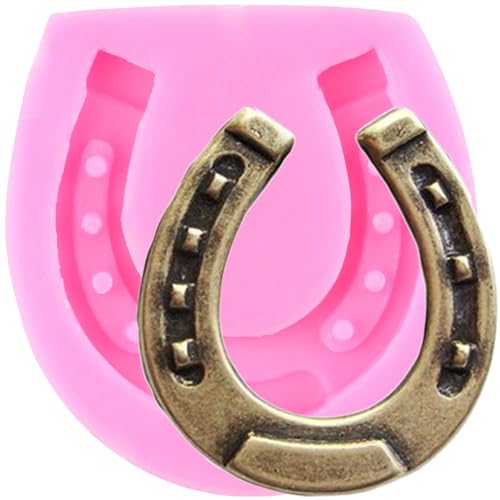 YIHUOMOLDS Horseshoe Hoof Fondant Silicone Molds For Cake Decorating Cupcake Topper Chocolate Candy Gum Paste Polymer Clay - Image 1