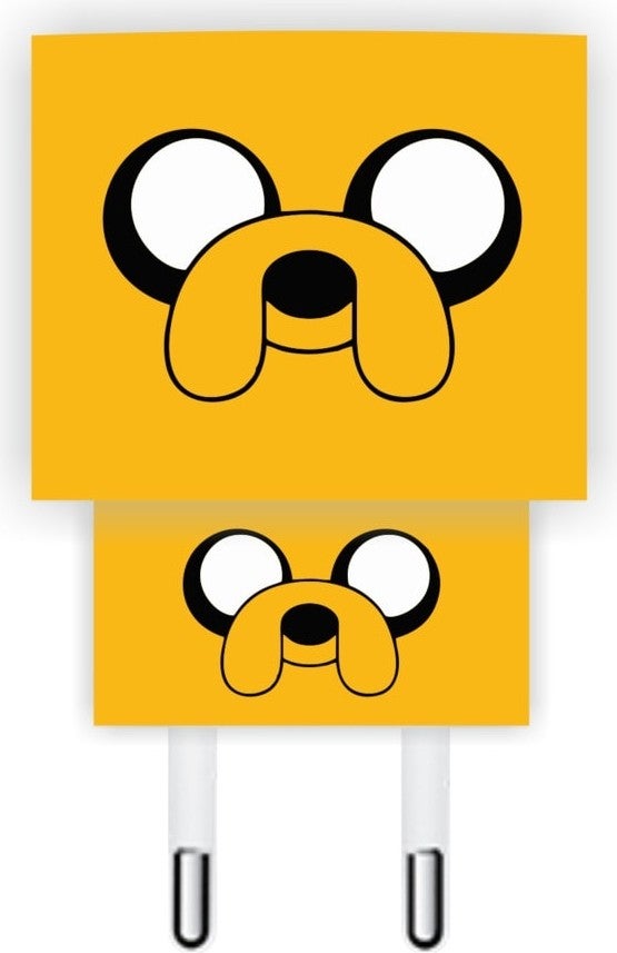 Quart Aksesuar Quart Accessory Iphone 20W Charger Cover Adventure Time Jake Charger Sticker - Image 1