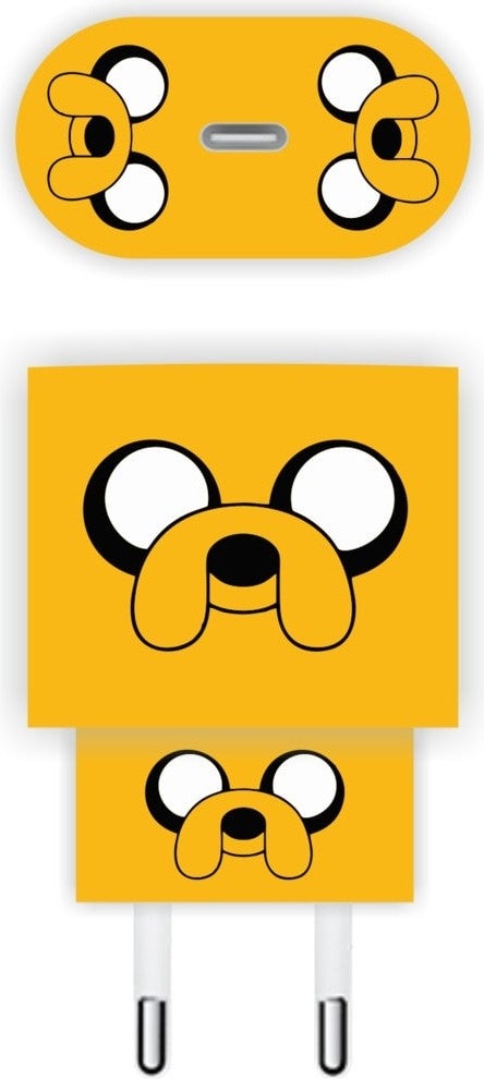Quart Aksesuar Quart Accessory Iphone 20W Charger Cover Adventure Time Jake Charger Sticker - Image 3