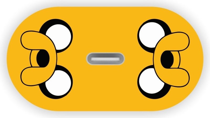 Quart Aksesuar Quart Accessory Iphone 20W Charger Cover Adventure Time Jake Charger Sticker - Image 2