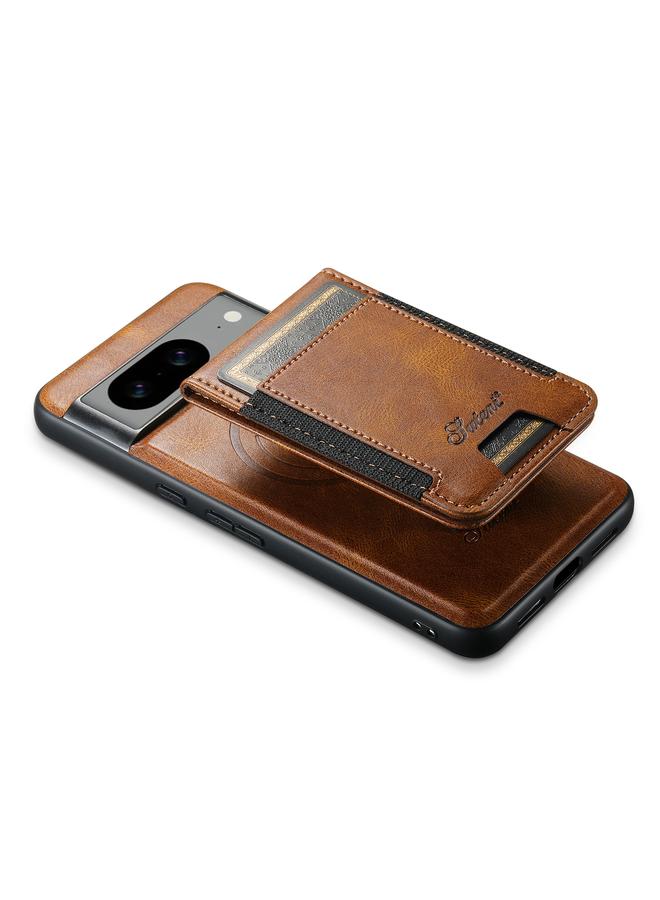 Suteni Case For Google Pixel 6 H17 Oil Eax Leather Detachable Wallet Phone Case - Image 5