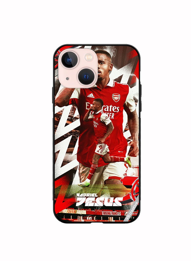 VR CREATIVE Protective Case Cover For Apple iPhone 13 Gabriel Jesus Design Multicolour - Image 1