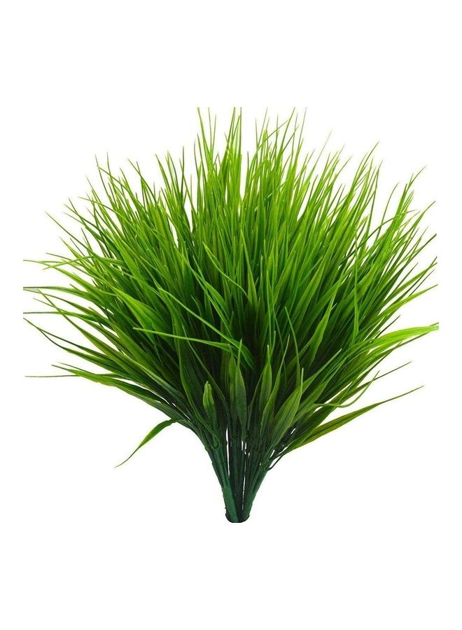 إسكدنيا مجموعة نباتات صناعية للمحاكاة بتصميم شجيرات عشب القمح مصنوعة من البلاستيك ومكونة من 6 قطع ومناسبة للأماكن الداخلية والخارجية أخضر 14.37 x 6.50 x 0.79بوصة - Image 3