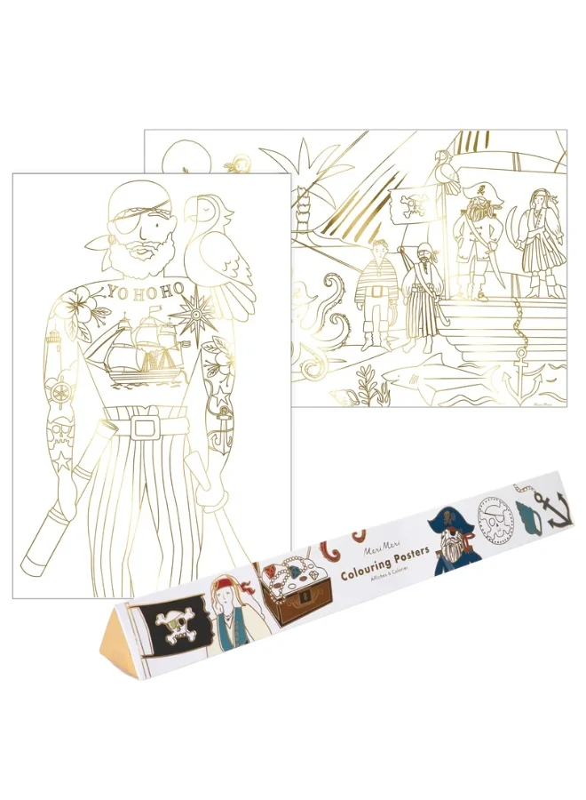 Meri Meri Pirate Colouring Posters