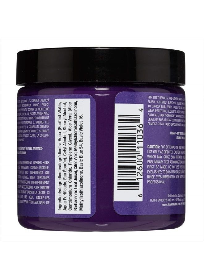 Manic Panic - Electric Amethyst Hair Dye – Classic High Voltage - Semi-Permanent Hair Color - Medium Violet Purple With Blue Undertones - Vegan, PPD & Ammonia-Free - For Coloring Hair on Women & Men - Image 1