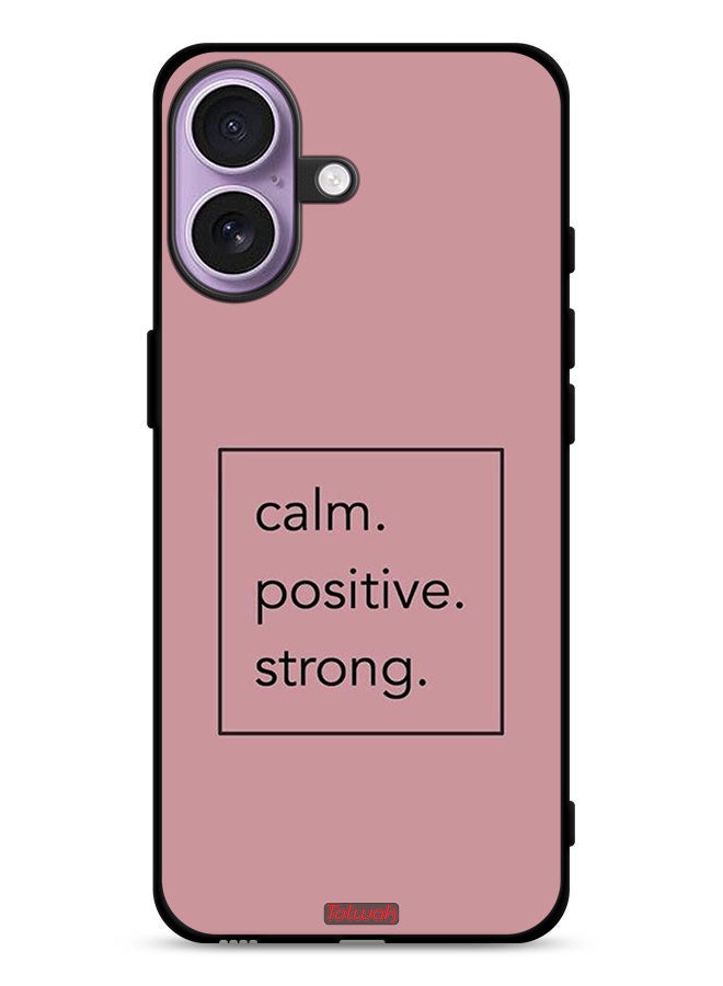 Tolwak Apple iPhone 17 Protective Case Cover Calm Positive Strong - Image 1
