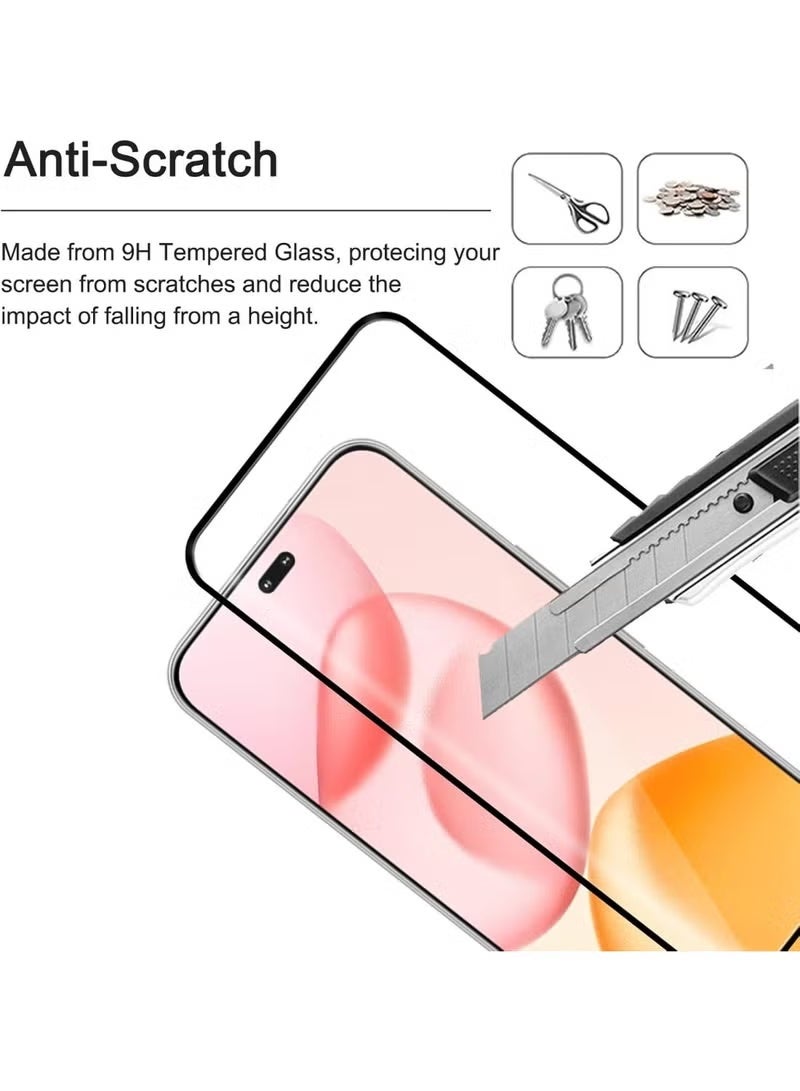Slim Fit HONOR 400 Pro Clear Phone Case with Tempered Glass Drop Protection Shockproof & Airbag Design - Image 5