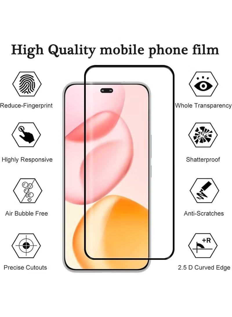 Slim Fit HONOR 400 Pro Clear Phone Case with Tempered Glass Drop Protection Shockproof & Airbag Design - Image 4