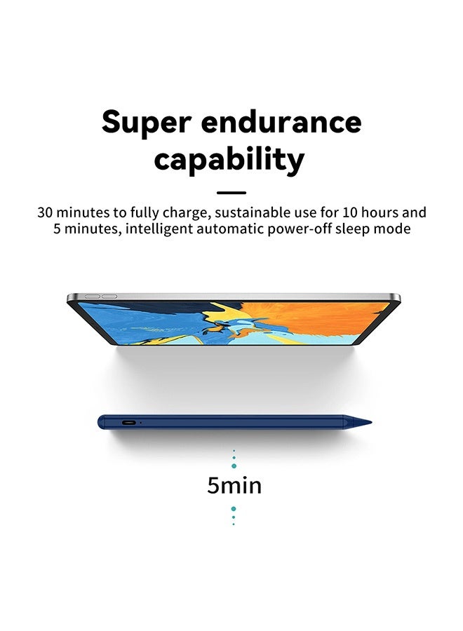 Tilt Sensitivity Palm Rejection Stylus Pen for Apple iPad(2018 and After) 6/7/8/9/10th Generation/ipad Pro 11 / Pro 12.9 inch/Air 3 4 5 6/Mini 5&6, Precise Writing Drawing Digital iPad Pencil - Image 5