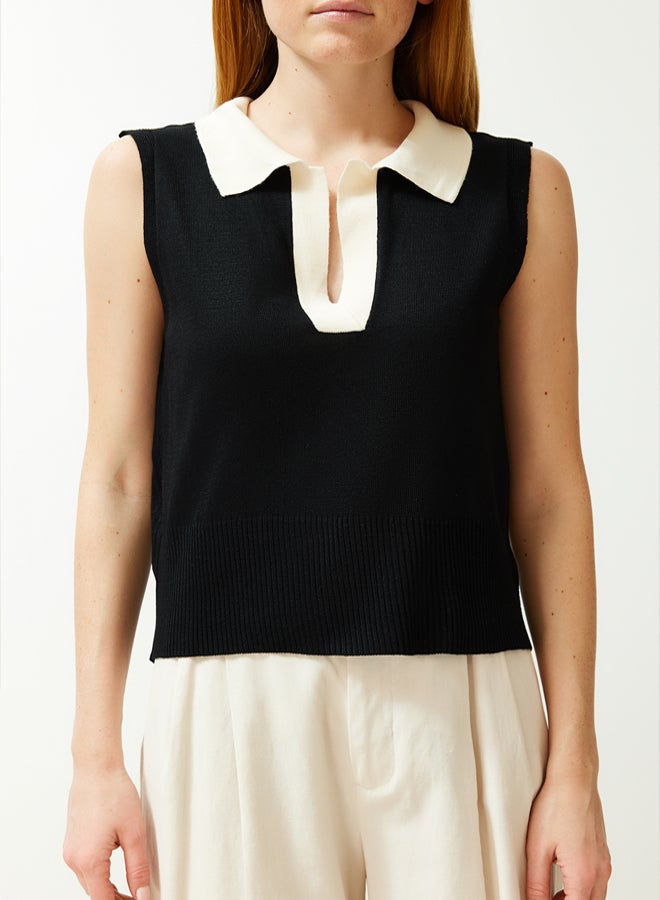 trendyol Polo Neck T-Shirt Look Knitwear Blouse - Image 4