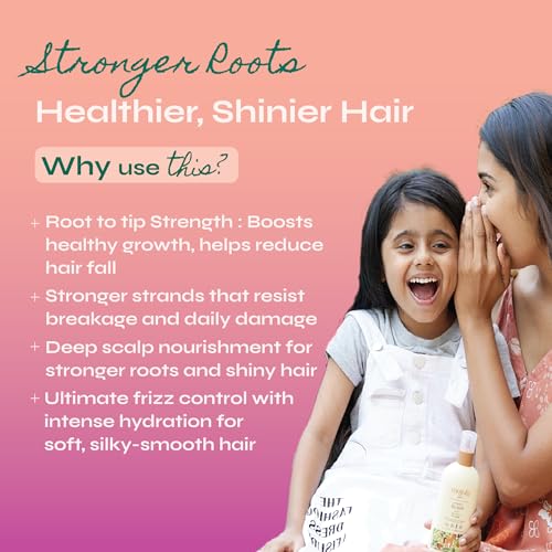 Tikitoro Kids Nourishing Hair Oil, 100% Vegan with Bringha, Amla, Olive, & Argan, Promotes & Conditions Hair Growth & Scalp, Non-sticky, Non-smelly & Non-greasy, No Paraben & Sulphate (150 ml) - Image 3